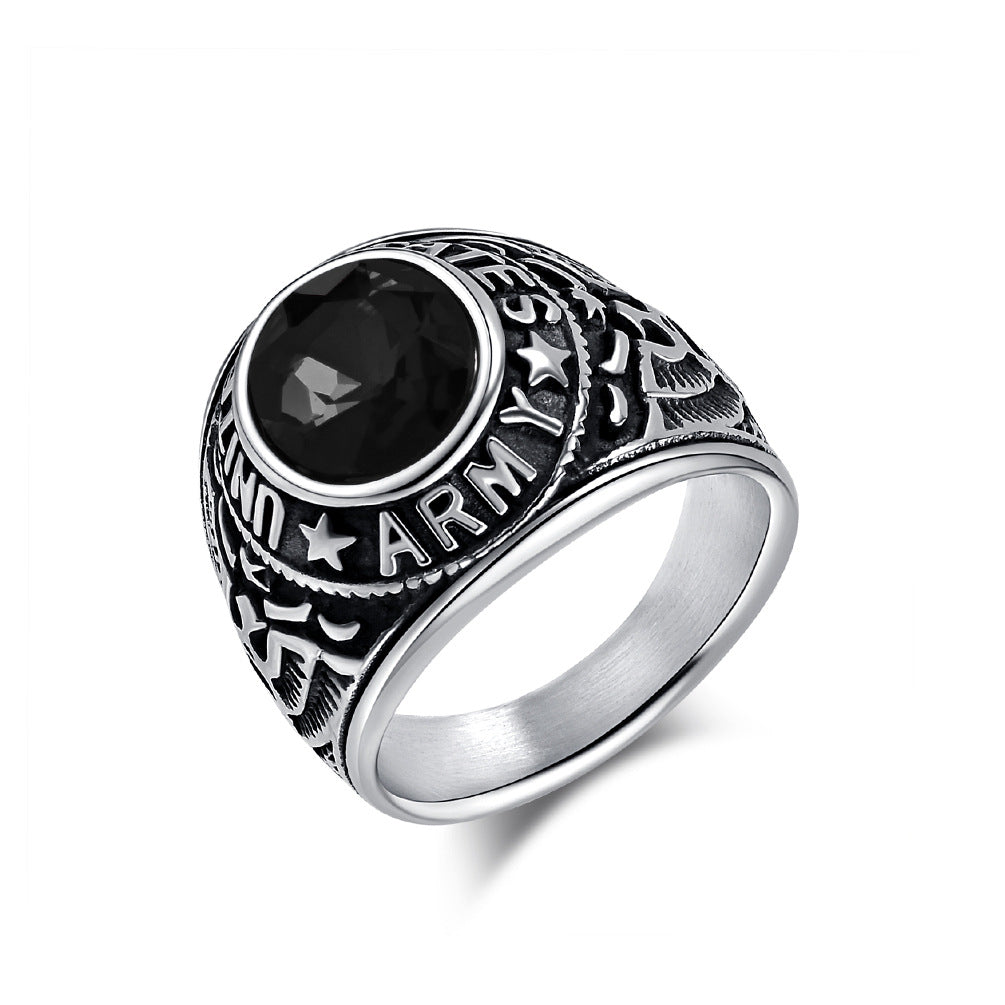 Wholesale Vintage Titanium Steel Ring